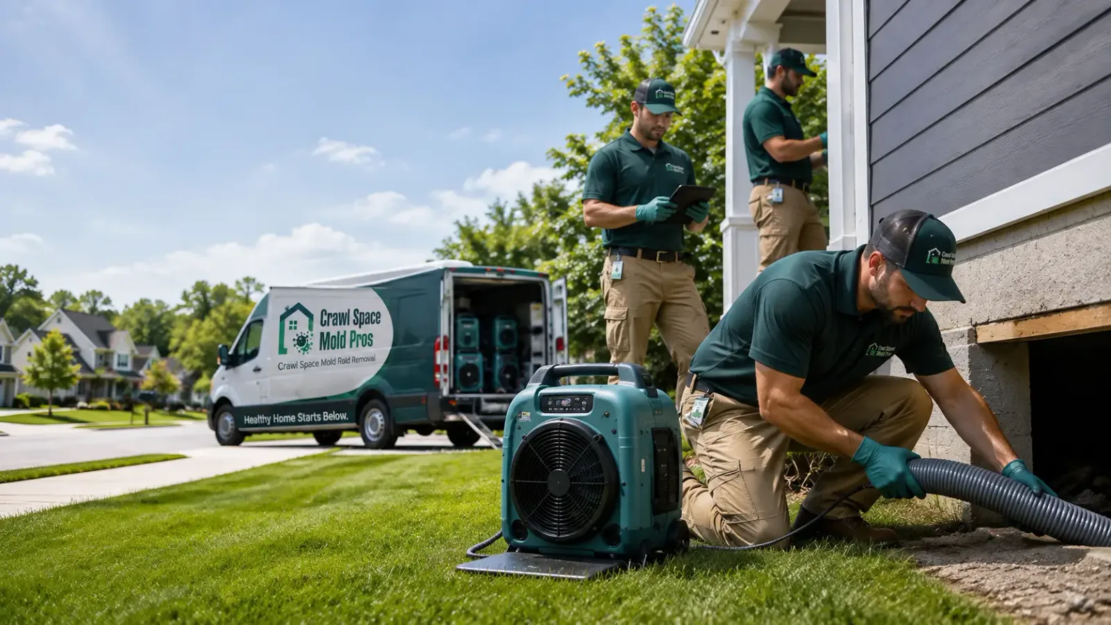 Crawl Space Mold Removal in Mansfield, MA